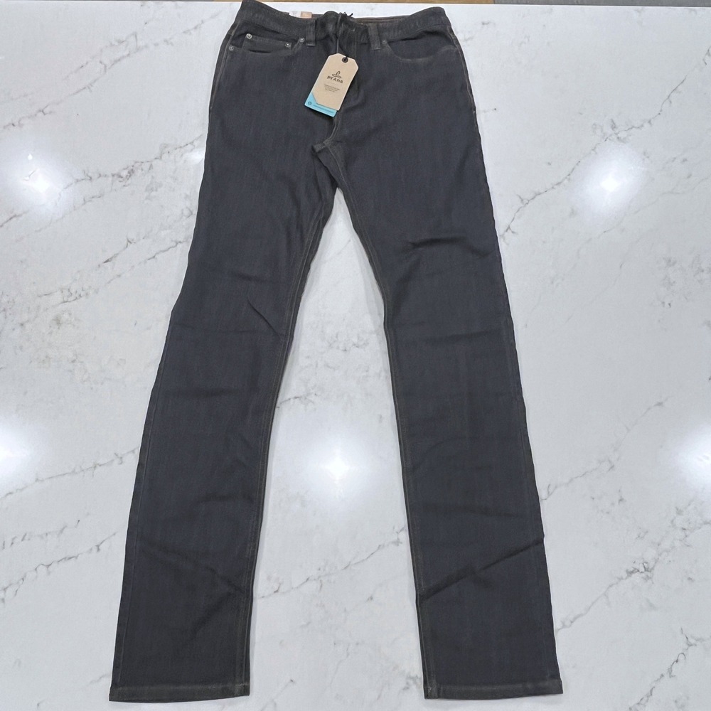 Prana Bridger Jeans Mens 31x36 Denim Blue Slim Fit Straight Leg Stretch Organic